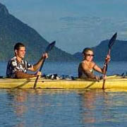 Kayaking on Lake Malawi