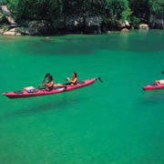 Kayaking Between islands