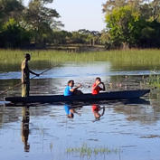 mokoro dug-out canoe safari